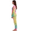 Just Love Women's Tie Dye Two Piece Thermal Pajama Set - Waffle PJ Set - 2 of 3