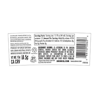 Tanqueray No. 10 Gin - 750ml Bottle