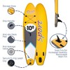 Whizmax Surfboard - 10.8 Ft, Stand Up, 3 Detachable Fins, Lightweight Foam, Non-Slip for Beginners, Kids & Adults - 2 of 4