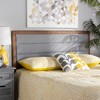 Dexter Fabric Upholstered Wood Headboard - Baxton Studio - 4 of 4