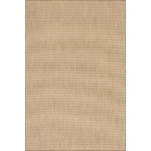 Nuloom Rosy Solid 2x3 Indoor/Outdoor Accent Rug for Living Room Patio Deck Front Porch Entryway Kitchen, Brown/Ivory - 1 of 4