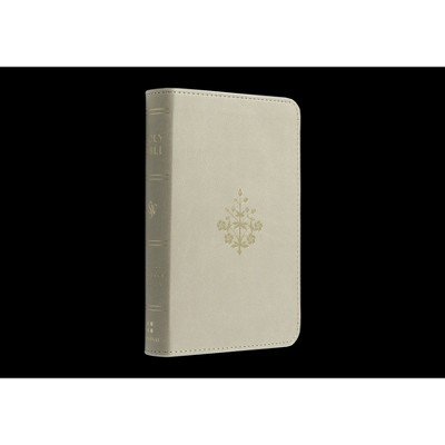 ESV Pocket Bible (Trutone, Stone, Branch Design) - (Leather Bound)