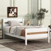 Whisen Twin Size Storage Bed with Headboard - Solid Rubber Wood Frame, Space-Saving Design & Underbed Storage - 3 of 4