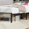 Twin Size Bed Frame with Charging Station for Bedroom or Apartment - 3 of 4