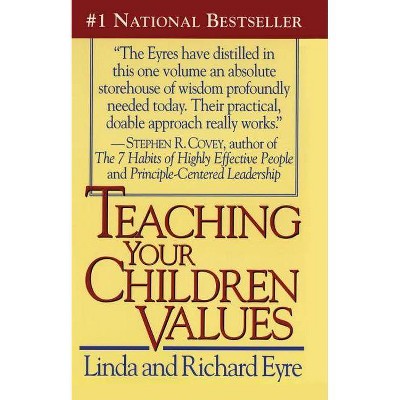 Teaching Your Children Values - by  Linda Eyre (Paperback)