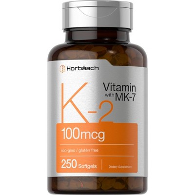 Horbaach Vitamin K-2 100 mcg  | 250 Softgels