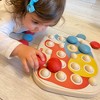 Quercetti: PlayBio Fantacolor Baby - 28pc Peg Board, Bioplastic, Baby-Toddler - 4 of 4