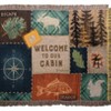 Manual Woodworkers and Weavers Escape to Nature Woven Throw Blanket, 50x60 Inches, Rustic Wildlife-Inspired Cotton Tapestry for Cabin or Lodge Decor - 3 of 3