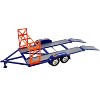 Tandem Car Trailer with Tire Rack Blue "Union 76" for 1/43 Scale Model Cars by GMP - 2 of 4