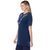 Woman Within Plus Size 7-Day Embroidered Pointelle Tunic - 4 of 4