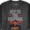 Men's - National Lampoon - Christmas Vacation Joy To The Squirrel Graphic Fleece Sweatshirt - 2 of 4