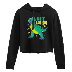 Women's - Disney - Let Loose Cropped Graphic Hoodie - 1 of 3