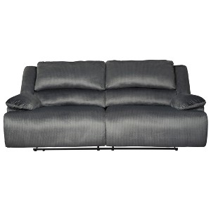 Clonmel Two Seat Reclining Sofa Heather Gray - Signature Design by Ashley, Grey Gray