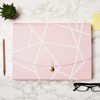 Paper Junkie Expanding Folder, Organizer & Holder with 13 Pockets for Documents, Files, Pink Geometric Design, 13 x 9.5 in - 2 of 4