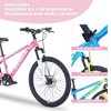 Okak 20IN Mountain Bike with Double Disk Brake, Mini Bike with Durable Steel Frame and Suspension Fork, Kids Bike for Age 7-10 Years - 4 of 4