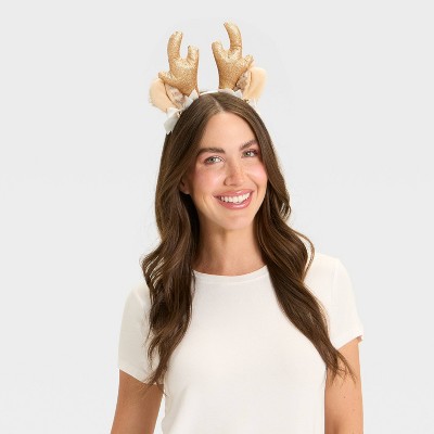 Adult Halloween Deer Costume Headband - Hyde and EEK! Boutique™ Brown