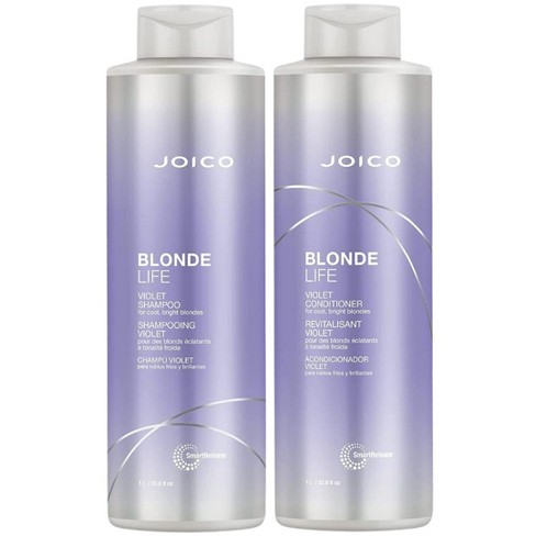 Joico Blonde Life VIOLET Shampoo & Conditioner (33.8 oz XXL LITER DUO SET KIT) | Purple Formula For Cool & Bright Blonde Hair - image 1 of 4