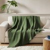 Sapphtopaz Cotton Tightly Woven Waffle Blanket, Ultra Soft Breathable Cooling Blanket Throw Blanket,100% Cotton, Machine Washable - 3 of 4