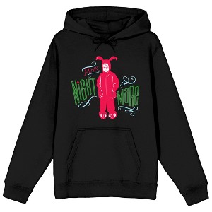 A Christmas Story Ralphie Pink Bunny Pajamas Men's Black Sweatshirt- - 1 of 1