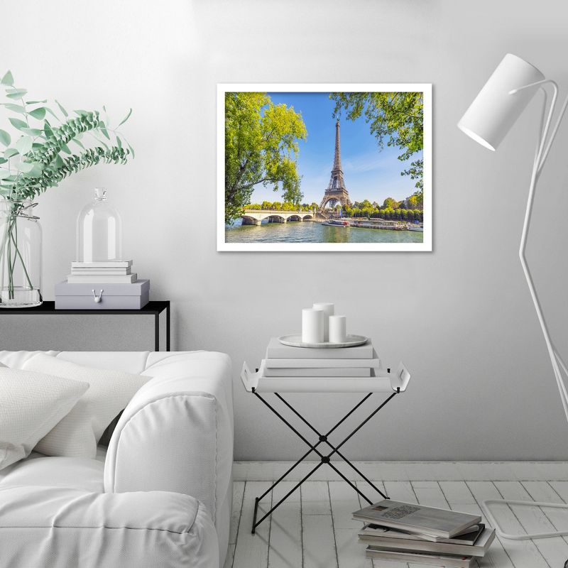 Americanflat Modern Wall Art Room Decor - Paris In Summer by Manjik Pictures, 2 of 7