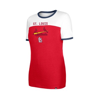 MLB St. Louis Cardinals Women's Bi-Blend Ringer T-Shirt