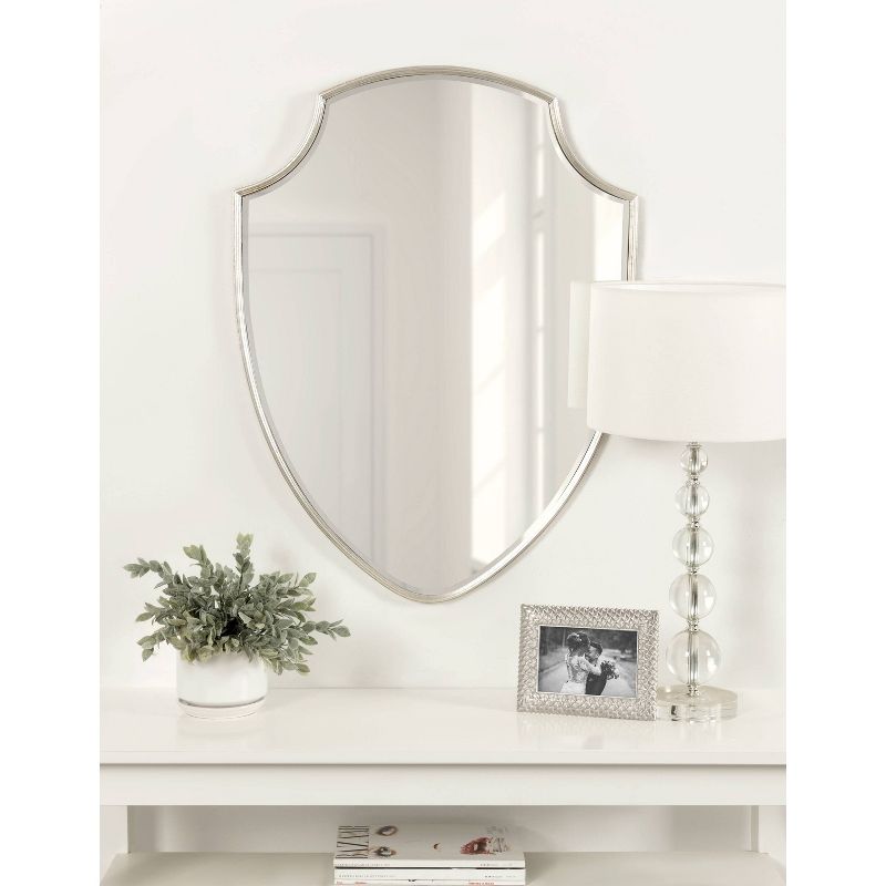 13" x 32" Caskill Framed Shield Wall Mirror - Kate & Laurel All Things Decor, 5 of 8