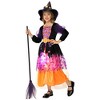 Garvee Glow Witch Dress with Hat--Witch Costume(Orange,M) - 2 of 4