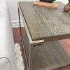 Dexmalle Corbeta Metal Frame Wood Living Room End Table - 4 of 4