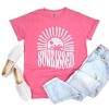 Simply Sage Market Women's Sunkissed Rays Distressed Short Sleeve Garment Dyed Tee - 3 of 3
