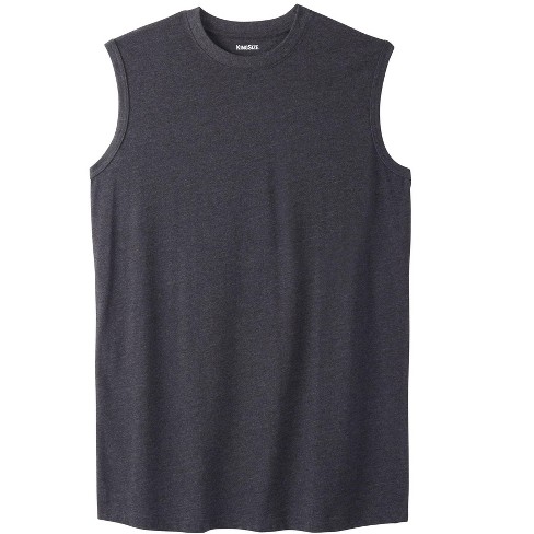 Kingsize Men's Big & Tall Shrink-less Lightweight Muscle T-shirt