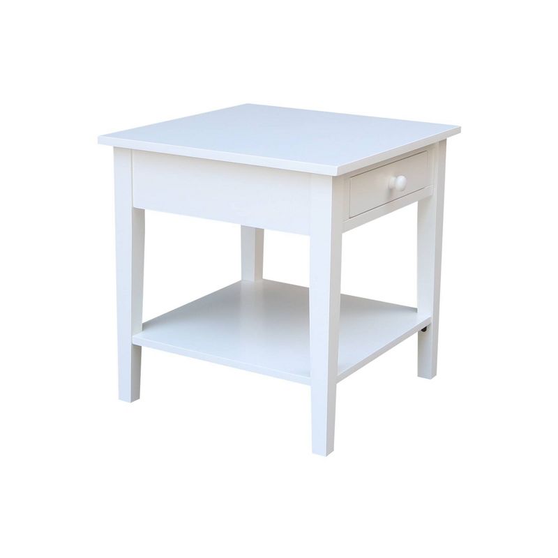 Spencer End Table White - International Concepts, 5 of 12
