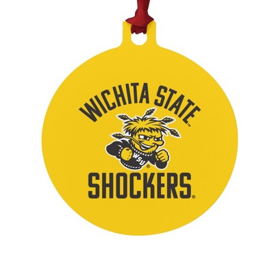 Wichita State Shocker Aluminum Holiday Christmas Tree Ornament