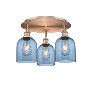 Bella - 3 Light Flush Mount In Industrial Style-10.5 Inches Tall and 17.25 Inches Wide - 1 of 1