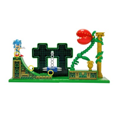 Sonic The Hedgehog Green Hill Zone Playset with 2.5 Sonic Action Figure  New