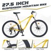 Whisen 27.5” Mountain Bike with 8 Speed Rear Derailleur, Front Suspension, Steel Frame - 2 of 4