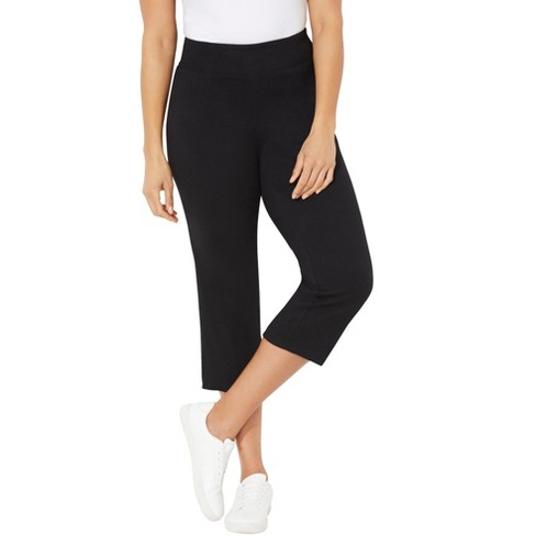 Catherines Women's Plus Size Petite Yoga Capri - image 1 of 4