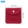 Unique Bargains Jewelry Pouches with Snap Button, Velvet Jewelry Pouches Portable Soft Storage - 2 of 4