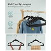 SONGMICS Baby Hangers 50 Pack, Kids Hangers for Closet, Swivel Hooks, Space-Saving Clothes Hangers, Velvet Hangers for Nursery, Non-Slip, - 4 of 4