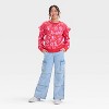 Kids' Lunar New Year Sweatshirt - Red Floral - image 3 of 3