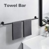 WOWOW 36 in. Stainless Steel Wall Mounted Single Towel Bar in Brushed Nickel - 2 of 4