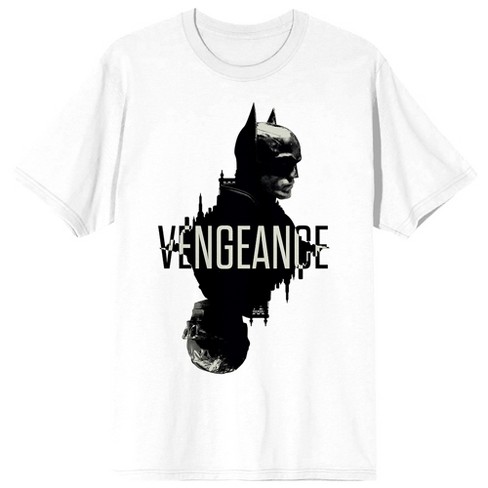 The Batman Movie Vengeance Men's White T-shirt : Target