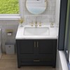 20.5 in. Rectangular Undermount Bathroom Sink Ceramic Vessel Vanity Lavatory Sink Basin in White with Overflow - 4 of 4