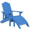 vidaXL Garden Chair Aqua blue HDPE (High Density Polyethylene) Standard - 3 of 4