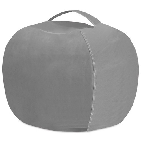 48 X Large Bean Bag Chair Solid Gray - Posh Creations : Target