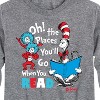 Boys' - Dr. Seuss - Oh! Places You'll Go When You Read Long Sleeve Graphic T-Shirt - 2 of 4