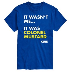 Men's - Clue - It Wasnt Me It Was Colonel Mustard Short Sleeve Graphic T-Shirt - 1 of 4