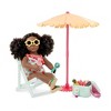 Our Generation Sunny and Cool Patio Set Dollhouse Accessories and Furniture for 18" Dolls - 3 of 4