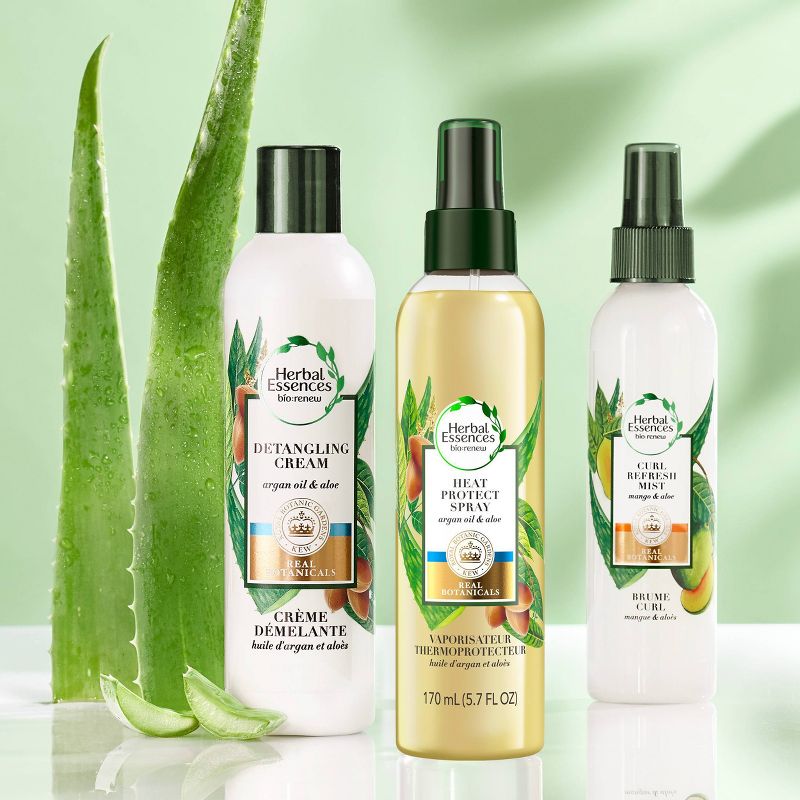 Herbal Essences bio:renew Sulfate Free Hair Heat Protectant Spray with Argan Oil &#38; Aloe - 5.7 fl oz, 3 of 6