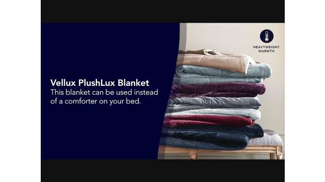 PlushLux Bed Blanket - Vellux, 5 of 6, play video