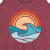 Women's - Instant Message - Wave Scene Graphic Racerback Tank - 2 of 4